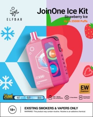ELFBAR JoinOne ice kit 25000puffs Strawberry ice