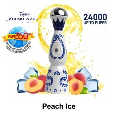 HUMO AZUL 24000 PUFFS DISPOSABLE VAPE PEACH ICE