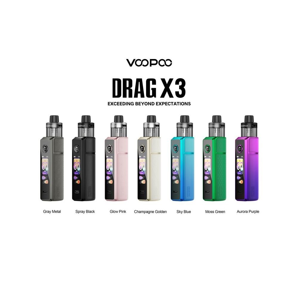 VooPoo Drag X3 kit 80W In Dubai.UAE - Image 3
